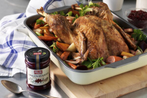 Felixjams - lingonberry ginger roasted turkey