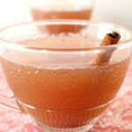 Warm lingonberry spiced punch